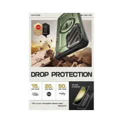 Cell Phone Cases<SUPCASE Unicorn Beetle MAG XT MagSafe Samsung Galaxy S24 Ultra, Shock Absorbing, Dark Green (GXYS24U5GMXTGN)