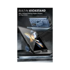 Cell Phone Cases<SUPCASE Unicorn Beetle Metallic Blue Kickstand Case for Samsung Galaxy Z Fold4 (SUP-Galaxy2022-ZFold4-5G-Unicorn-SP-Tilt)