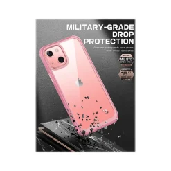 Cell Phone Cases<SUPCASE Unicorn Beetle Pink Slim Case for iPhone 13 (SUP-iPhone2021-6.1-UBStyle-Peach)