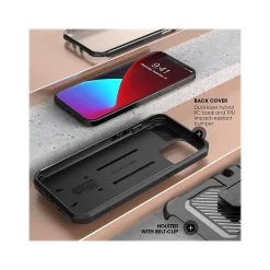 Cell Phone Cases<SUPCASE Unicorn Beetle Pro Rugged Case for iPhone 12 mini, Black (SUP-iPhone2020-5.4-UBPro-SP-Black)