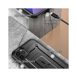 Cell Phone Cases<SUPCASE Unicorn Beetle Pro Rugged Case for iPhone 12 Pro Max, Black (SUP-iPhone2020-6.7-UBPro-SP-Black)