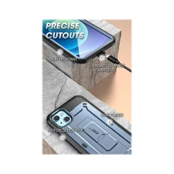 Cell Phone Cases<SUPCASE Unicorn Beetle Pro Metallic Blue Rugged Case for iPhone 13 (SUP-iPhone2021-6.1-UBPro-SP-Cerulean)