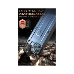 Cell Phone Cases<SUPCASE Unicorn Beetle Pro Metallic Blue Rugged Case for iPhone 13 Pro Max (SUP-iPhone2021-6.7-UBPro-SP-Cerulean)