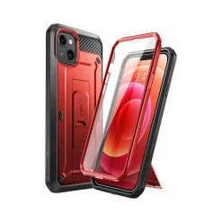 Cell Phone Cases<SUPCASE Unicorn Beetle Pro Metallic Red Rugged Case for iPhone 13 (SUP-iPhone2021-6.1-UBPro-SP-Ruddy)