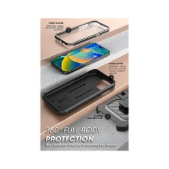 Cell Phone Cases<SUPCASE Unicorn Beetle PRO Black Rugged Case for iPhone 14 Pro (SUP-iPhone2022Pro-6.1-UBPro-SP-Black)