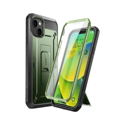 Cell Phone Cases<SUPCASE Unicorn Beetle PRO Dark Green Rugged Case for iPhone 14 (SUP-iPhone2021/22-6.1-UBPro-SP-Guldan)