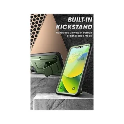 Cell Phone Cases<SUPCASE Unicorn Beetle PRO Dark Green Rugged Case for iPhone 14 (SUP-iPhone2021/22-6.1-UBPro-SP-Guldan)