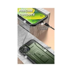 Cell Phone Cases<SUPCASE Unicorn Beetle PRO Dark Green Rugged Case for iPhone 14 (SUP-iPhone2021/22-6.1-UBPro-SP-Guldan)