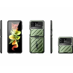 Cell Phone Cases<SUPCASE Unicorn Beetle PRO Dark Green Rugged Case for Samsung Galaxy Z Flip4, 5G (SUP-Galaxy2022-ZFlip4-5G-UBPro-Guldan)