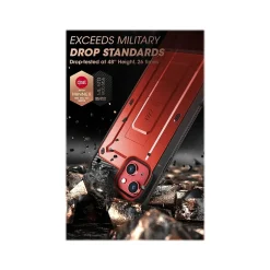 Cell Phone Cases<SUPCASE Unicorn Beetle PRO Metallic Red Rugged Case for iPhone 14 (SUP-iPhone2021/22-6.1-UBPro-SP-Ruddy)