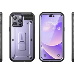 Cell Phone Cases<SUPCASE Unicorn Beetle PRO Deep Purple Rugged Case for iPhone 14 Pro Max (SUP-iPhone2022Pro-6.7-UBPro-SP-Mauve)