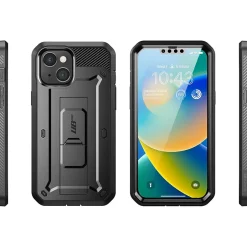 Cell Phone Cases<SUPCASE Unicorn Beetle PRO Black Rugged Case for iPhone 14 Plus (SUP-iPhone2022-6.7-UBPro-SP-Black)