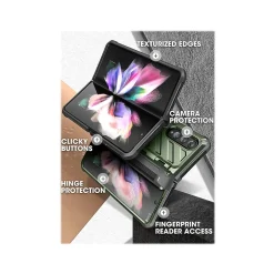 Cell Phone Cases<SUPCASE Unicorn Beetle PRO Dark Green Rugged Case for Samsung Galaxy Z Fold4 (SUP-Galaxy2022-ZFold4-5G-UBPro-SP-Guldan)