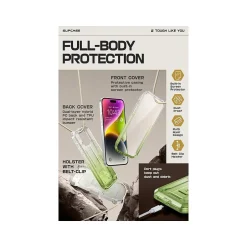 Cell Phone Cases<SUPCASE Unicorn Beetle PRO Rugged Case for iPhone 15 Pro Max, Shock-Absorbing, Gradient Green (SPH23MX67UBPSGG)