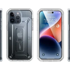 Cell Phone Cases<SUPCASE Unicorn Beetle PRO Rugged Case for iPhone 15 Pro Max, Shock-Absorbing, Clear (SUP-iPhone2023Max-6.7-UBPro-SP-Clear)