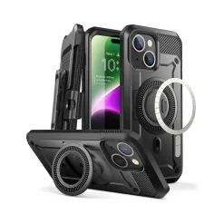 Cell Phone Cases<SUPCASE Unicorn Beetle PRO MAG Rugged Case for iPhone 15, Black (SUP-iPhone2023-6.1-MagPro-SP-Black)