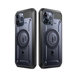 Cell Phone Cases<SUPCASE Unicorn Beetle PRO MAG Rugged Case for iPhone 15 Pro Max, Shock-Absorbing, Dark Blue (SPH23MX67MGPSMN)