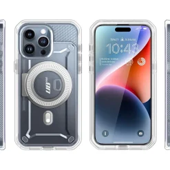 Cell Phone Cases<SUPCASE Unicorn Beetle PRO MAG Rugged Case for iPhone 15 Pro Max, Shock-Absorbing, Clear (SPH23MX67MGPSCL)