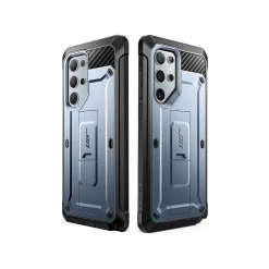 Cell Phone Cases<SUPCASE Unicorn Beetle PRO Rugged Case for Samsung Galaxy S24 Ultra, Shock-Absorbing, Metallic Blue