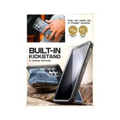 Cell Phone Cases<SUPCASE Unicorn Beetle PRO Rugged Case for Samsung Galaxy S24 Ultra, Shock-Absorbing, Metallic Blue