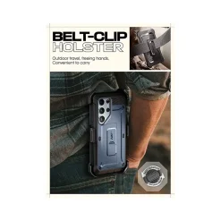 Cell Phone Cases<SUPCASE Unicorn Beetle PRO Rugged Case for Samsung Galaxy S24 Ultra, Shock-Absorbing, Metallic Blue