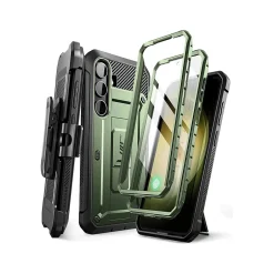 Cell Phone Cases<SUPCASE Unicorn Beetle Pro Rugged Case for Samsung Galaxy S24, Shock Absorbing, Dark Green (GS24UBPR2SGN)