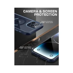 Cell Phone Cases<SUPCASE Unicorn Beetle Slim MagSafe Phone Case for iPhone 15 Pro, Blue (SUP-iPhone2023Pro-6.1-UBMag-Navy)
