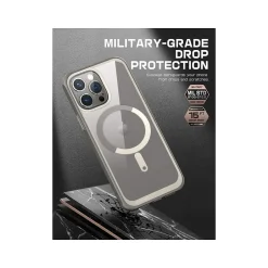 Cell Phone Cases<SUPCASE Unicorn Beetle Slim MagSafe Phone Case for iPhone 15 Pro, Gray (SUP-iPhone2023Pro-6.1-UBMag-Gray)