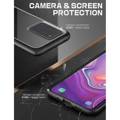 Cell Phone Cases<SUPCASE Unicorn Beetle Style Black Slim Case for Galaxy S20 Ultra (S-S20UL-UBS-BK)