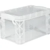 Hot Super Stacker Storage Boxes, Hold 400 3 x 5 Cards, Plastic, Clear Index Cards