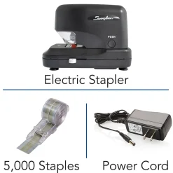 Swingline Cartridge Electric Desktop Stapler, 30 Sheet Capacity, Black (69008) Online