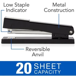 Swingline Desktop Stapler, 20-Sheet Capacity, Black (40501) Best