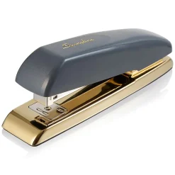 Swingline Durable Desktop Stapler, 20-Sheet Capacity, Gray/Gold (64703)