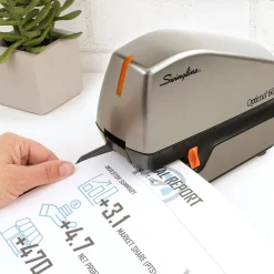 Swingline Optima 60 Electric Desktop Stapler, 60-Sheet Capacity, Staples Included, Gray/Silver (48210) Online