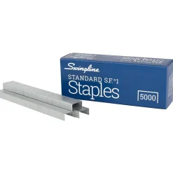 Swingline Standard 1/4" Length Standard Staples, Full Strip, 5000/Box (35108) Online