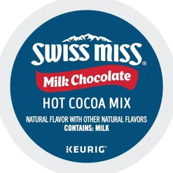Keurig K-Cups<Swiss Miss Milk Chocolate Hot Cocoa, Keurig® K-Cup® Pods, 44/Box (351178)