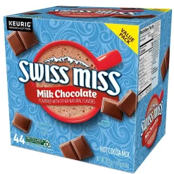 Keurig K-Cups<Swiss Miss Milk Chocolate Hot Cocoa, Keurig® K-Cup® Pods, 44/Box (351178)