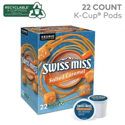 Keurig K-Cups<Swiss Miss Salted Caramel Hot Cocoa, Keurig® K-Cup® Pods, 22/Box (5000369264)