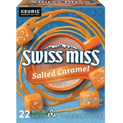 Keurig K-Cups<Swiss Miss Salted Caramel Hot Cocoa, Keurig® K-Cup® Pods, 22/Box (5000369264)