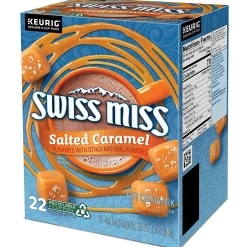 Keurig K-Cups<Swiss Miss Salted Caramel Hot Cocoa, Keurig® K-Cup® Pods, 22/Box (5000369264)