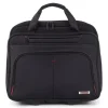 Swiss Mobility Polyester Purpose Business Case On Wheels, 1680D, Black (BZCW1002SMBK)