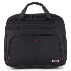 Swiss Mobility Polyester Purpose Business Case On Wheels, 1680D, Black (BZCW1002SMBK)