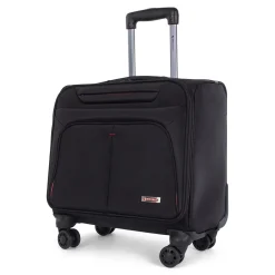 Swiss Mobility Polyester Business Case On Wheels, Black (BZCW1003SMBK)