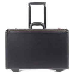 Swiss Mobility Vegan Leather Business Case On Wheels, Black (251622)