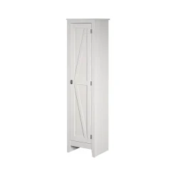 Discount Farmington 71.9" Storage Cabinet with 4 Shelves, Ivory Pine (7531296COM) Storage Cabinets