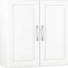 Discount SystemBuild Kendall 24" Wall Cabinet, White (7366401PCOM) Storage Cabinets