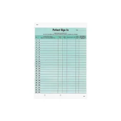 New 3-Part Patient Sign-in Label Forms, 125/Pack (14532) Medical Forms