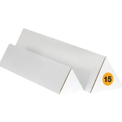 Tape Logic 1" Circle "15" Number Label, Fluorescent Orange, 500/Roll Online