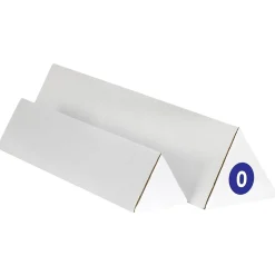 Tape Logic 1" Circle "0" Number Label, Dark Blue, 500/Roll Best