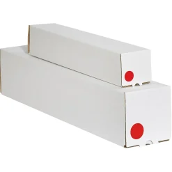 Tape Logic 1" Circle Inventory Label, Red, 500/Roll Best